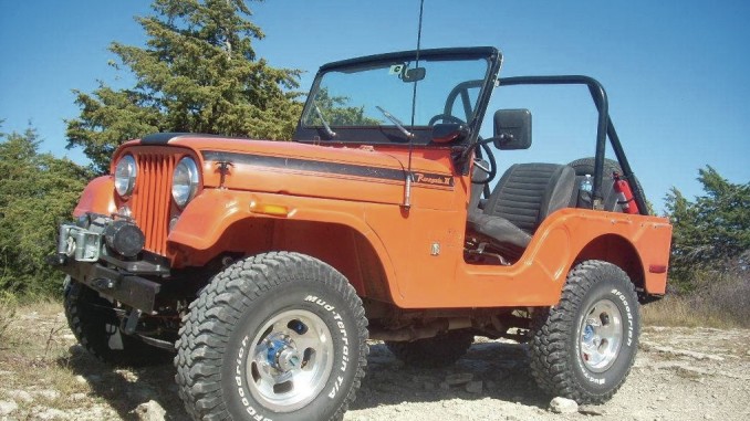 Orange 1971 Jeep CJ-5 Renegade 