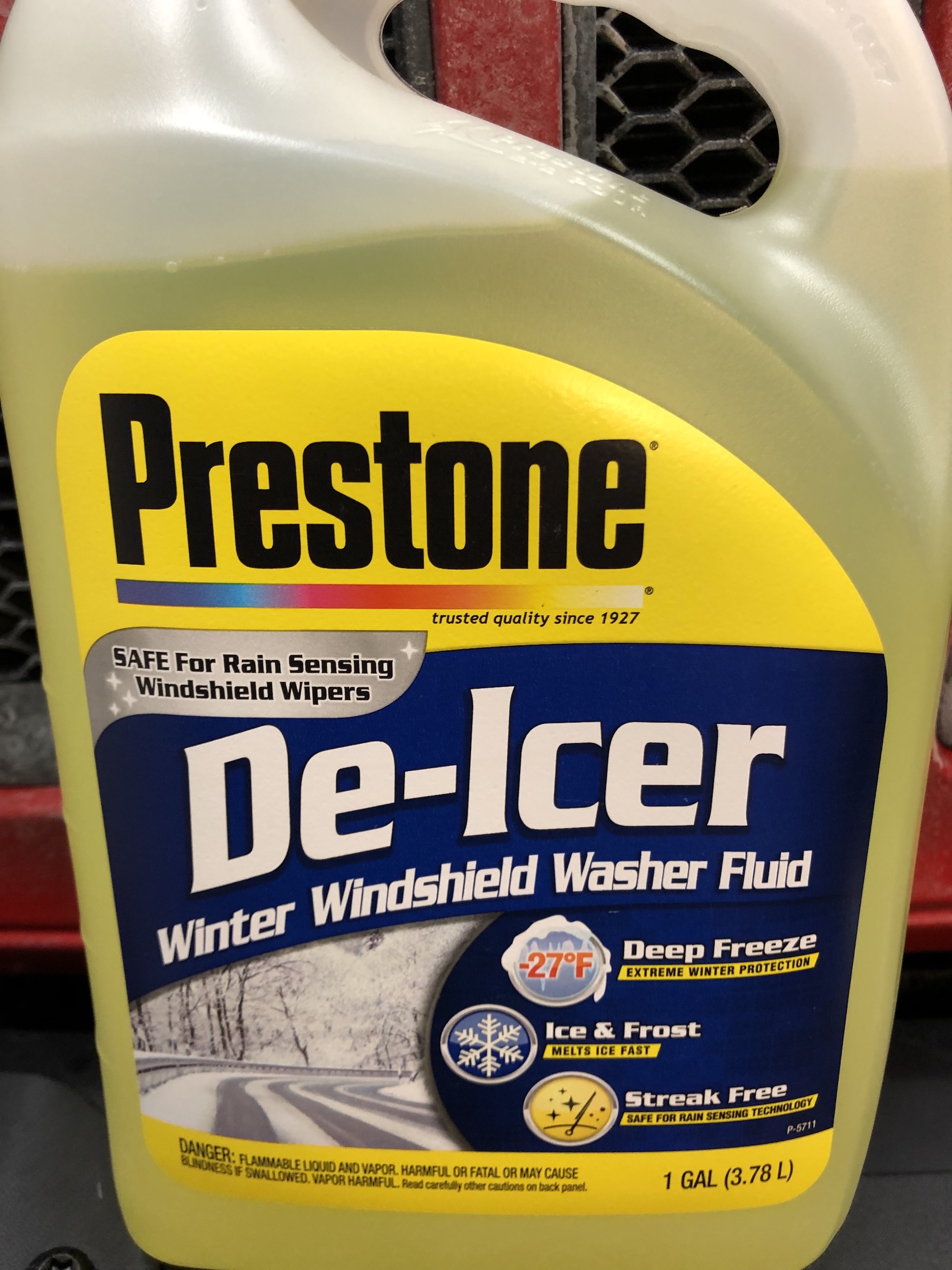 Prestone - Prestone De-Icer Windshield Washer Fluid (1 gl)